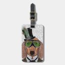 Search for dachshund luggage tags Antique
