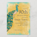 Search for peacock birthday invitations Watercolor
