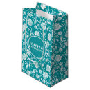 Search for turquoise blue gift bags White