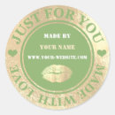Search for just green stickers Gold