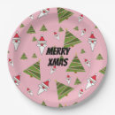 Search for christmas tree paper plates Santa