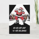 Search for hip christmas cards Santa