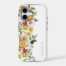 Search for orange and white iphone 17 cases Floral