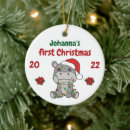 Search for hippo christmas tree decorations Animal lover