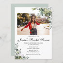 Search for photo bridal shower invitations Greenery