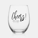 Search for wedding glasses Script typography