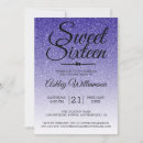Search for blue ombre invitations Sparkly