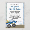 Search for blue monster truck postcards Cute