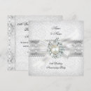 Search for pearl wedding anniversary invitations Lace
