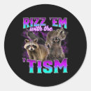 Search for racoon stickers Awareness
