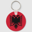 Search for albania round key rings World flags