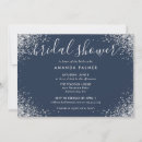 Search for silver glitter bridal shower invitations Luxury