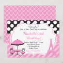 Search for paris tea party invitations Girl