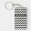 Search for black and white chevron key rings Chevrons