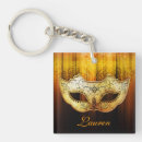 Search for masquerade key rings Gold