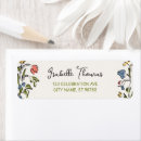 Search for green ribbon return address labels Hand drawn