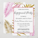 Search for tropical engagement party invitations Gold