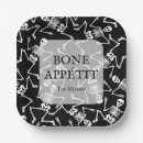 Search for halloween skeleton plates Skull