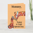Search for giraffe mothers day cards For her