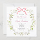 Search for floral christening invitations Flowers