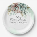 Search for 65th birthday plates Elegant