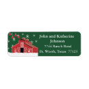Search for red barn return address labels Western