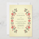 Search for folk wedding invitations Vintage