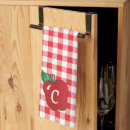 Search for gingham apple kitchen dining Red