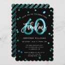 Search for teal birthday invitations Party