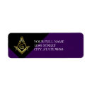 Search for lodge return address labels Freemasonry