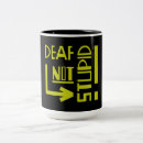 Search for disability awareness mugs Hearing impaired