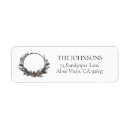 Search for pinecones return address labels Wreath