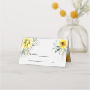 Search for sunflower place cards Script