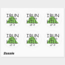 Search for funny running stickers Runner