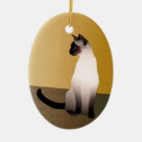 Search for siamese cat christmas tree decorations Animals