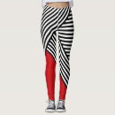 Search for red white and black leggings Striped