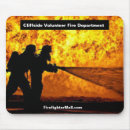 Search for volunteers mouse mats Firefighters