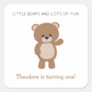 Search for bear 1st birthday stickers Gender neutral