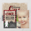 Search for lumberjack birthday invitations Winter onederland birthday