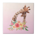 Search for giraffe tiles Watercolor