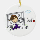 Search for girls soccer christmas tree decorations Goalie