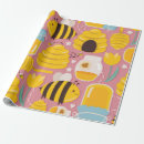 Search for honeybee wrapping paper Bees