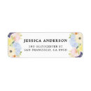 Search for peony wedding return address labels Watercolor flowers