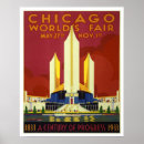 Search for chicago worlds fair posters Century of progress