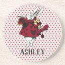 Search for alice in wonderland coasters Red