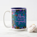 Search for believe yourself mugs Floral