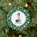Search for dalmatian christmas tree decorations Santa