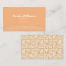 Search for peach business cards Professional