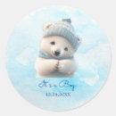 Search for cute winter stickers Polar bear
