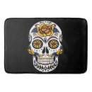 Search for skull bath mats Black background